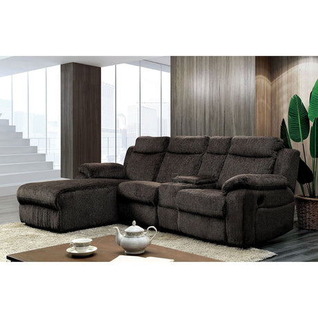 Kamryn - Sectional w/ Console - Home Elegance USA