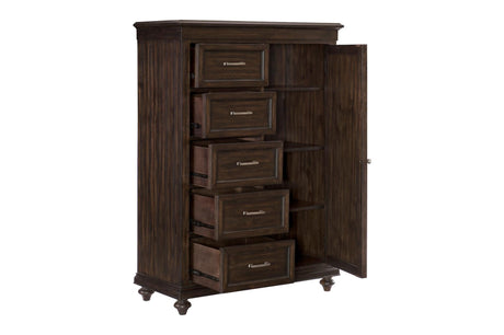 Homelegance - Cardano Wardrobe Chest In Driftwood Charcoal - 1689-10