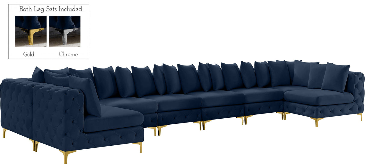 Tremblay - Modular Sectional - Navy - Home Elegance USA