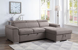 Haruko - Sectional Sofa - Light Brown Fabric - Home Elegance USA