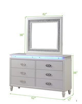 Passion Dresser Milky White - Home Elegance USA