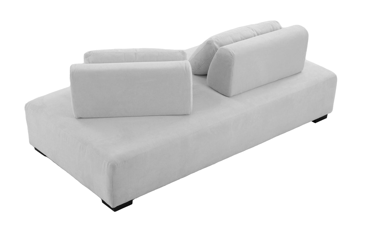 Morden Sofa Minimalist Modular Sofa Sofadaybed Ideal for living, family, bedroom, and guest spaces Beige Home Elegance USA