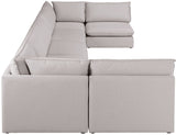 Mackenzie - Modular Sectional 7 Piece - Beige - Fabric - Home Elegance USA