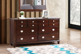 Glory Furniture Summit G5950-D Dresser , Cappuccino - Home Elegance USA