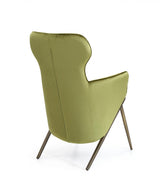 Modrest Coreen Green Velvet Accent Chair - Home Elegance USA