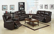 Oxford - Sofa & Loveseat - Rustic Dark Brown