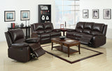 Oxford - Sofa & Loveseat - Rustic Dark Brown - Home Elegance USA