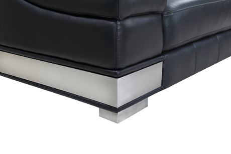 Top Grain Italian Leather Chair - Home Elegance USA