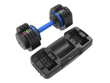 Adjustable Dumbbell - 55lb x2 Dumbbell Set of 2 with Anti-Slip Handle, Fast Adjust Weight by Turning Handle with Tray, Exercise Fitness Dumbbell Suitable for Full Body Workout