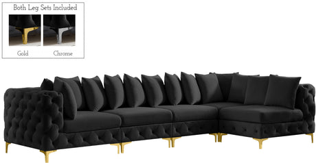 Tremblay - Modular Sectional 5 Piece - Black - Fabric - Home Elegance USA