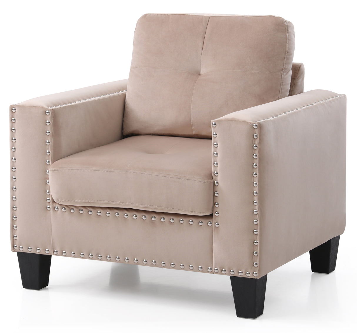 Glory Furniture Nailer G314A-C Chair , BEIGE - Home Elegance USA