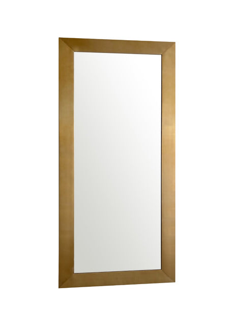 Vig Furniture Modrest Dandy - Modern Gold Floor Mirror