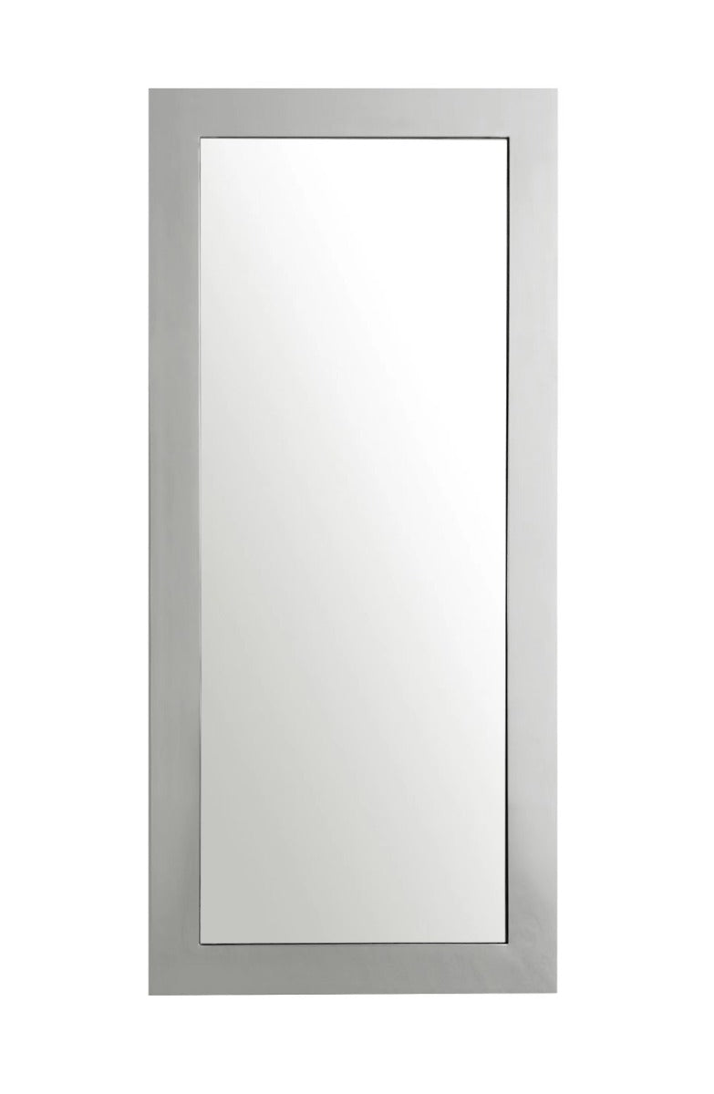 Vig Furniture Modrest Dandy - Modern Silver Floor Mirror