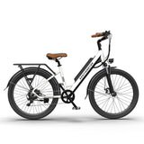 AOSTIRMOTOR 26" Tire 350W Electric Bike 36V 10AH Removable Lithium Battery City Ebike for Adults Girls G350 New Model