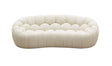 Vig Furniture Divani Casa Yolonda - Modern Curved Off-White Fabric Loveseat