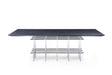Vig Furniture Modrest Inverness - Contemporary Black Oak + Acrylic Dining Table