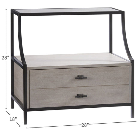 Midtown Stone Top Nightstand | Universal