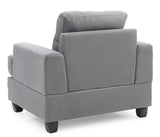 Glory Furniture Sandridge G513A-C Chair , GRAY - Home Elegance USA