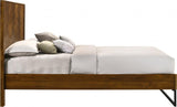 Meridian Furniture - Reed Wood King Bed In Antique Coffee - Reed-K