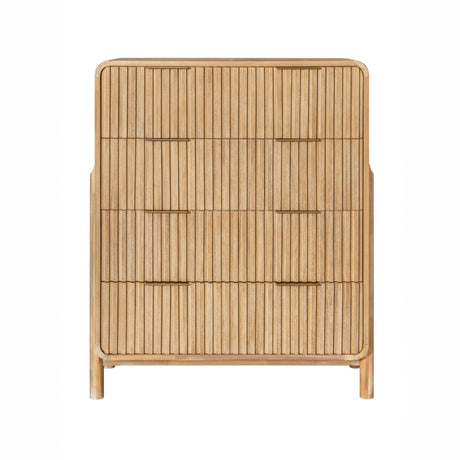 Vig Furniture Modrest Mikala - Modern Natural Oak Chest