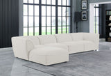 Miramar - Modular Sectional 5 Piece - Cream - Fabric - Home Elegance USA