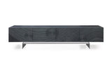 Vig Furniture Modrest Cirque - Modern Black Ash TV Stand