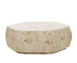 Modrest July - Modern Mapa Burl Round Coffee Table - sold by Home Elegance USA