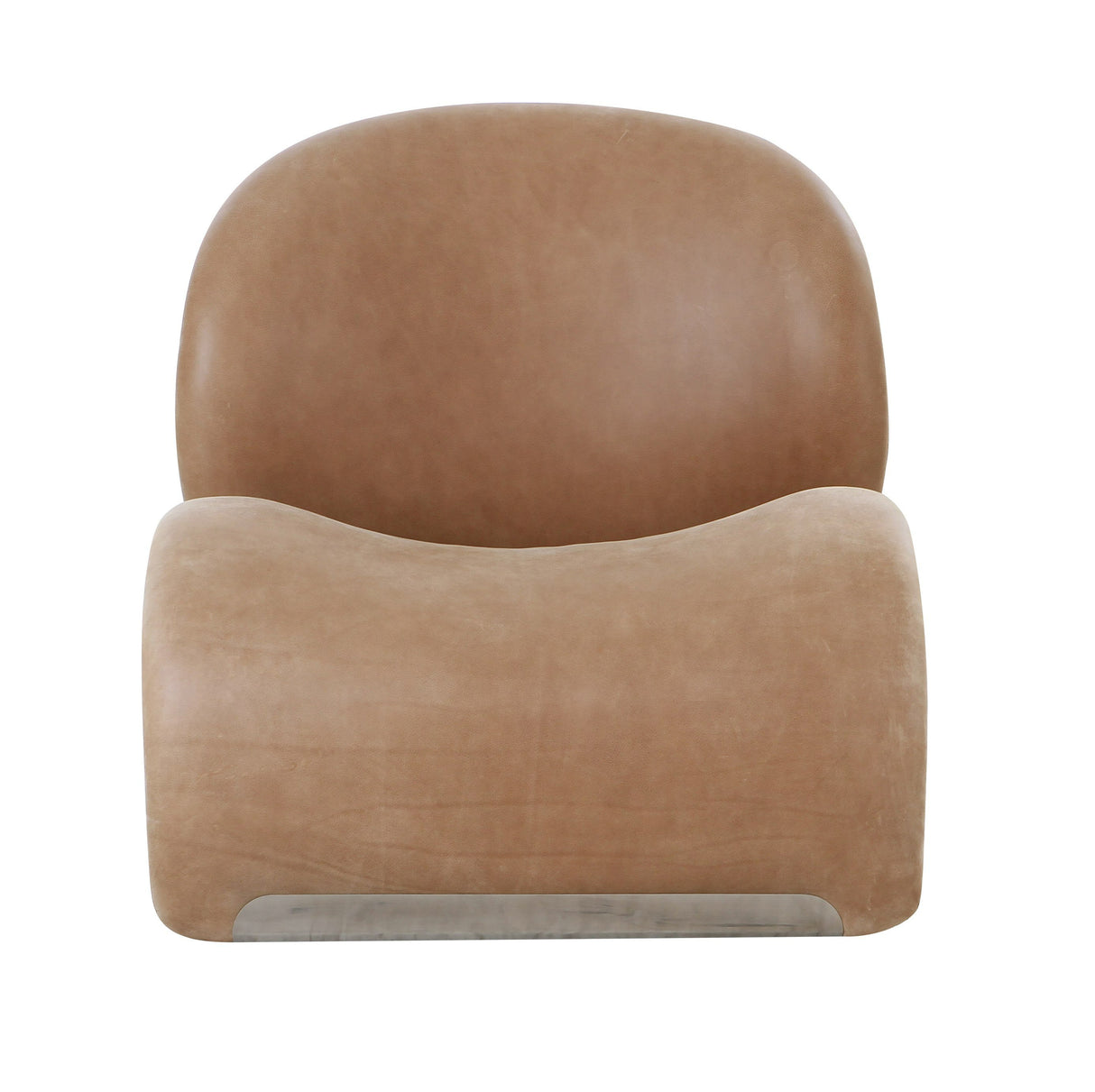 Vig Furniture Modrest Donovan - Modern Brown Leather Accent Chair