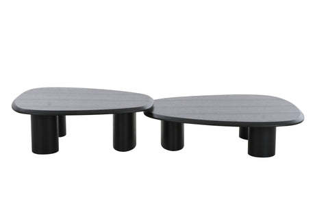 Vig Furniture Modrest Summit - Modern Ash Coffee Table Set