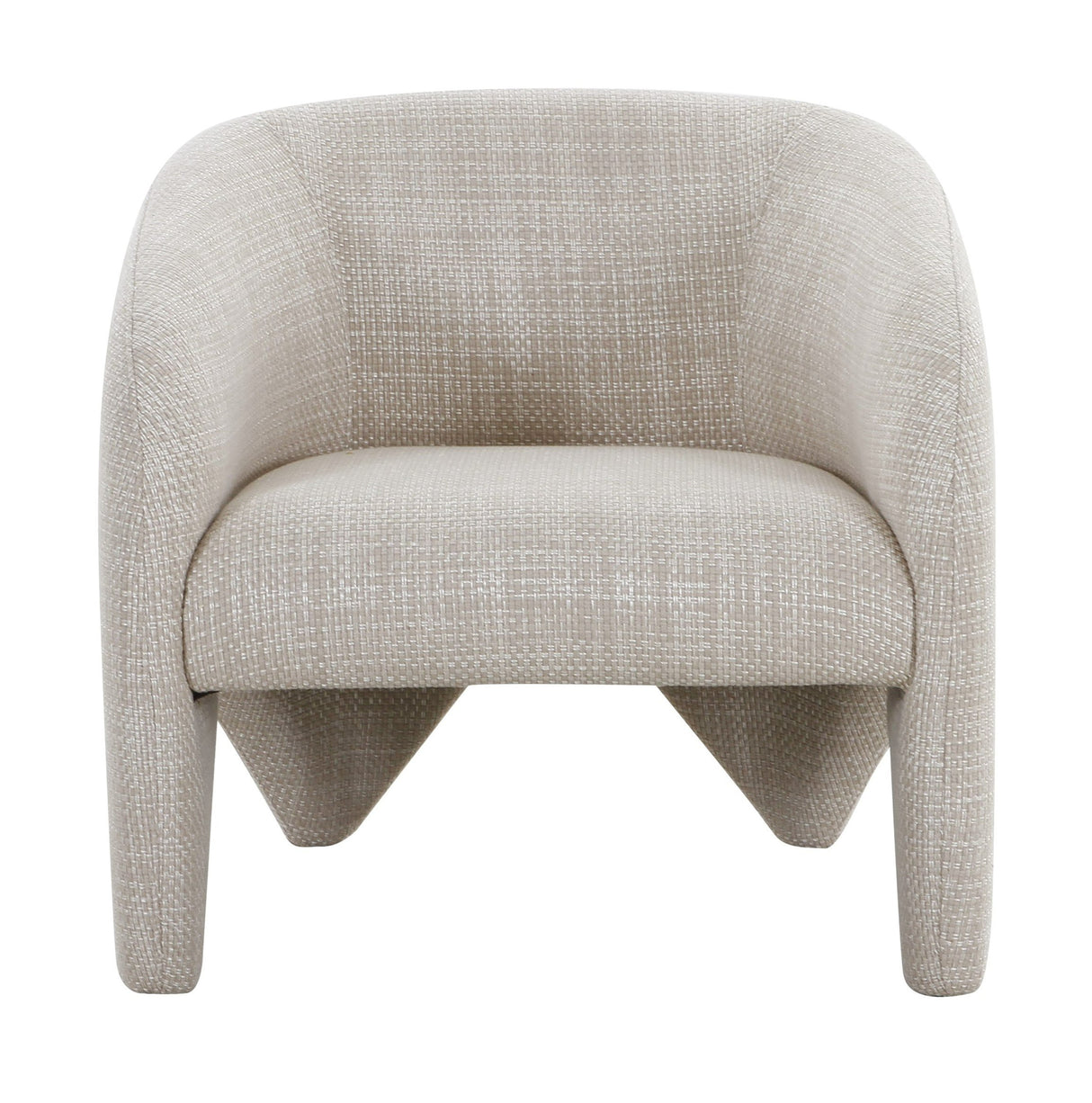 Vig Furniture Modrest Halton - Modern Beige Fabric Accent Chair