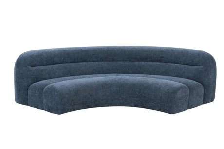 Vig Furniture Divani Casa Forman - Modern Blue Fabric Modular Corner Sectional Seat