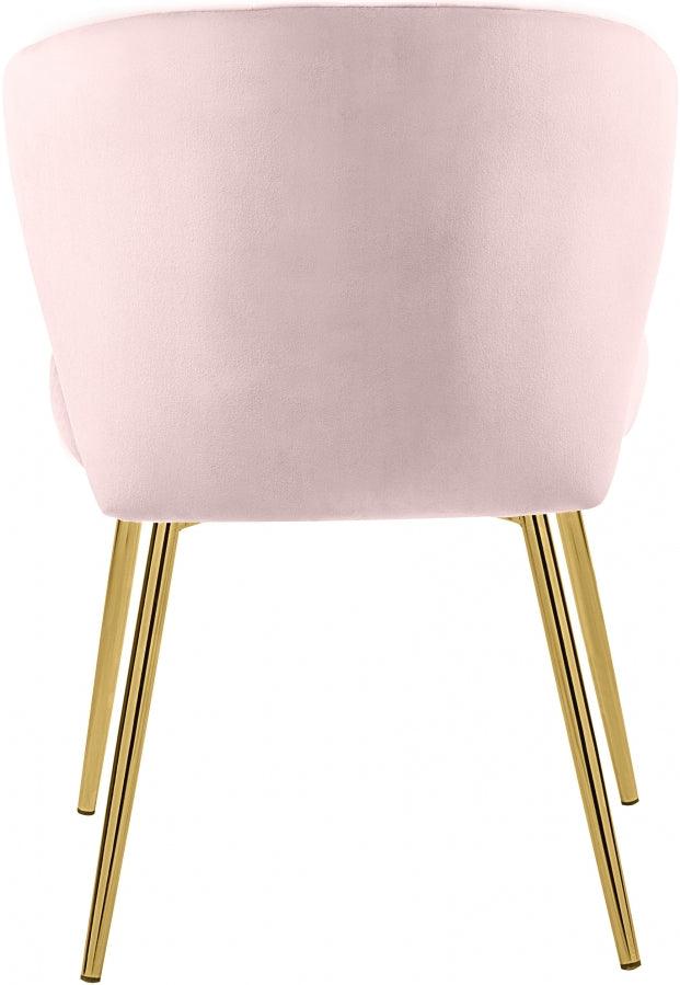 Meridian Furniture - Finley Velvet Chair In Pink (Set Of 2) - 707Pink