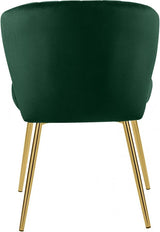 Meridian Furniture - Finley Velvet Chair In Green (Set Of 2) - 707Green