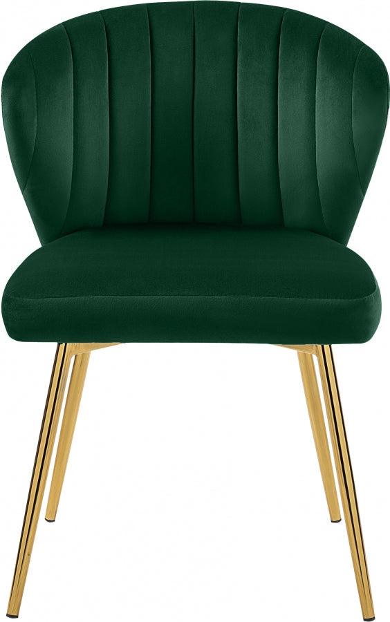 Meridian Furniture - Finley Velvet Chair In Green (Set Of 2) - 707Green