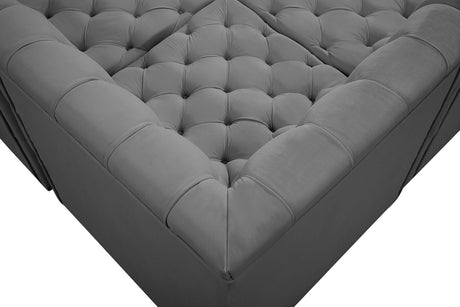 Tuft - Modular Sectional 7 Piece - Gray - Fabric