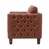 Quiteria Club Chair-BROWN - Home Elegance USA
