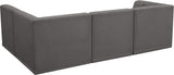 Relax - Modular Sectional 4 Piece - Gray - Home Elegance USA