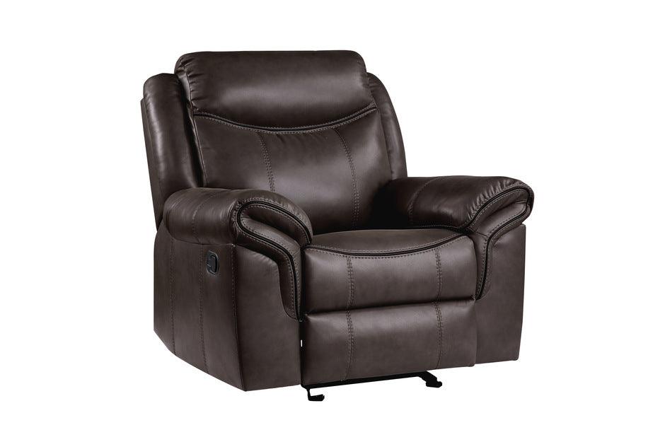 Aram 3 Piece Double Reclining Living Room Set 8206Brw - 3Set | Homelegance | Home Elegance USA