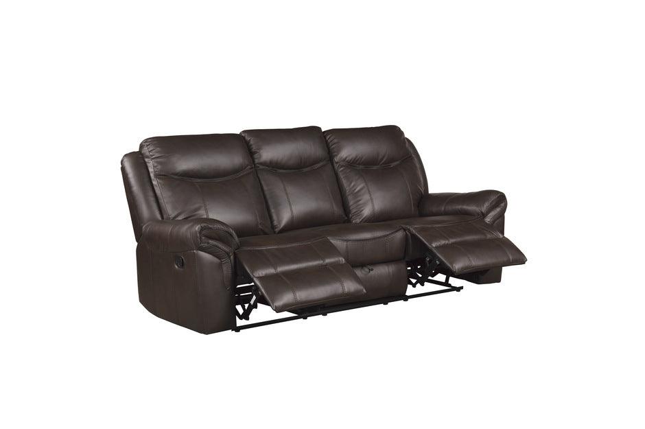 Aram 3 Piece Double Reclining Living Room Set 8206Brw - 3Set | Homelegance | Home Elegance USA