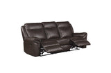 Aram 3 Piece Double Reclining Living Room Set 8206Brw - 3Set | Homelegance | Home Elegance USA