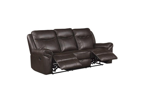 Aram 2 Piece Double Reclining Sofa Set 8206Brw-2Set | Homelegance