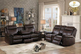 Aram 2 Piece Double Reclining Sofa Set 8206Brw - 2Set | Homelegance | Home Elegance USA