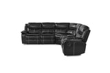 Bastrop 3 Piece Sectional 8230Blk - Sc | Homelegance | Home Elegance USA