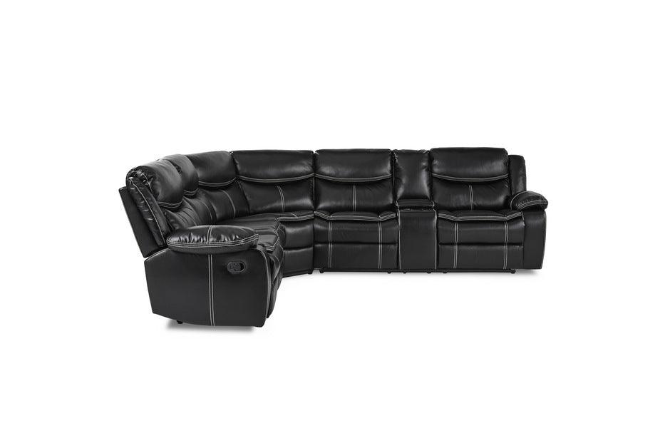 Bastrop 3 Piece Sectional 8230Blk - Sc | Homelegance | Home Elegance USA