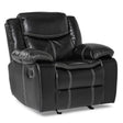 Bastrop Glider Reclining Chair 8230Blk-1 | Homelegance