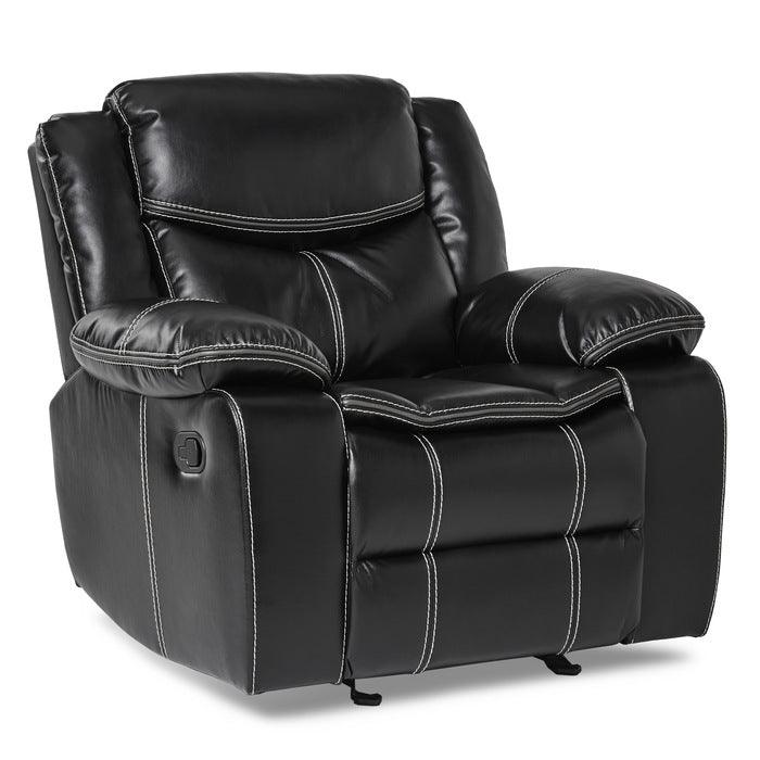 Bastrop Glider Reclining Chair 8230Blk - 1 | Homelegance | Home Elegance USA