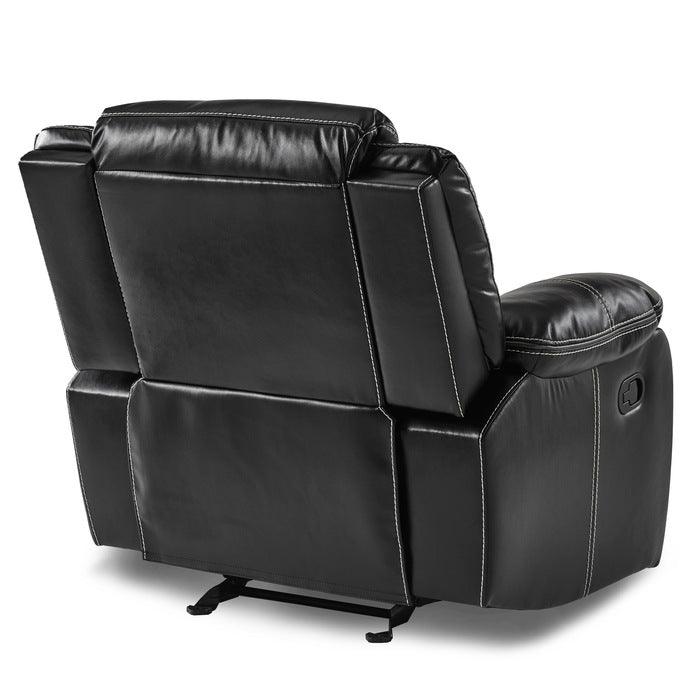 Bastrop Glider Reclining Chair 8230Blk - 1 | Homelegance | Home Elegance USA