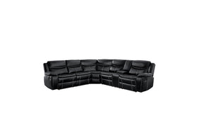 Bastrop 3 Piece Sectional 8230Blk-Sc | Homelegance