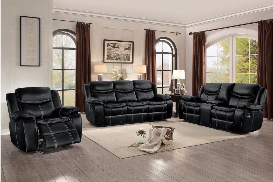 Bastrop 3 Piece Living Room Set 8230Blk - 3Set | Homelegance | Home Elegance USA