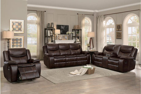 Bastrop Glider Reclining Chair 8230Brw-1 | Homelegance